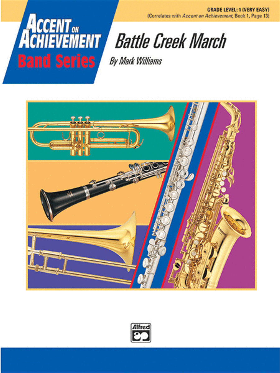 Battle Creek March Concert Band scores gallery preview page 1