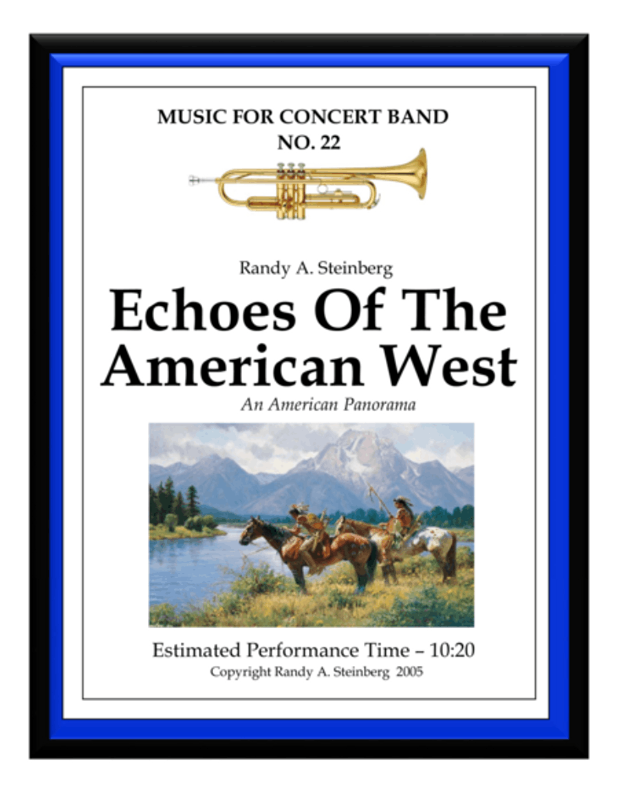 Echoes Of The American West Concert Band scores gallery preview page 1