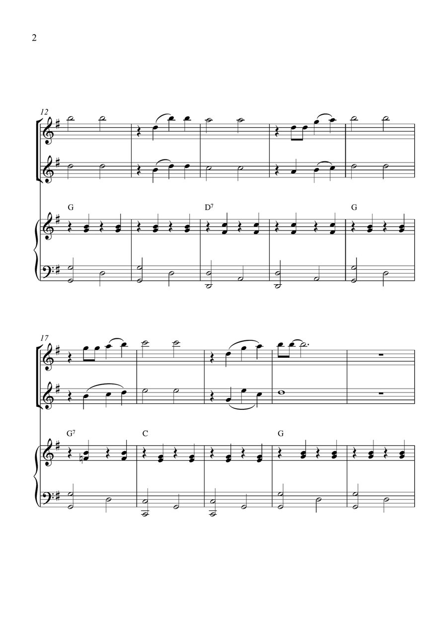 This Land Is Your Land This Land Is Your Land String Duet scores gallery preview page 2