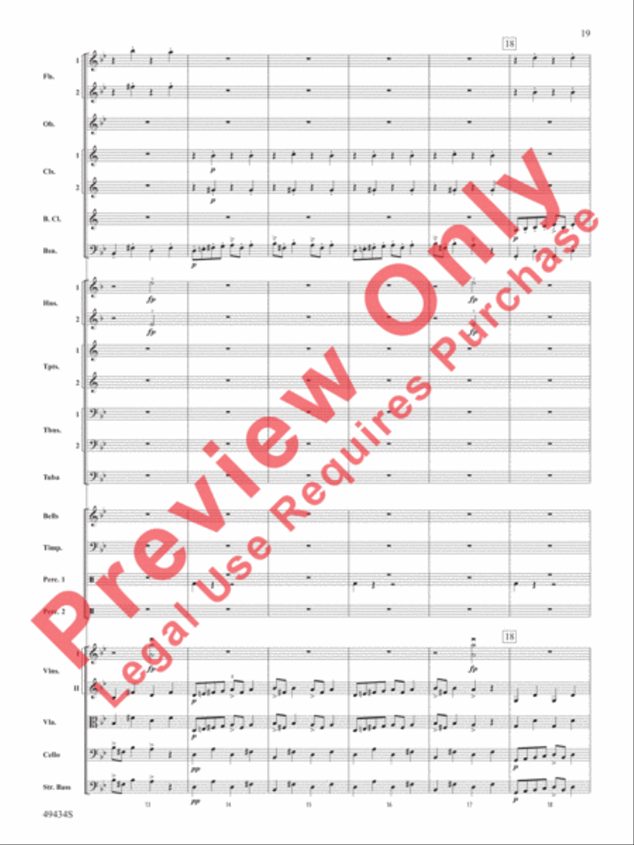 Peer Gynt Suite No.1, Op. 46 Full Orchestra scores gallery preview page 20