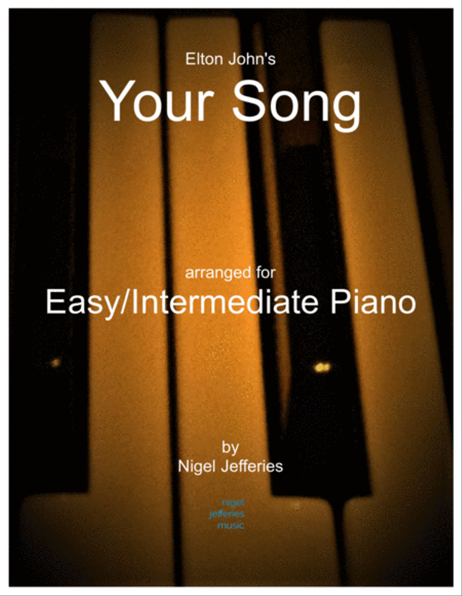 Your Song Your Song Piano Solo scores gallery preview page 1
