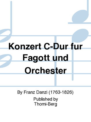Book cover for Konzert C-Dur fur Fagott und Orchester