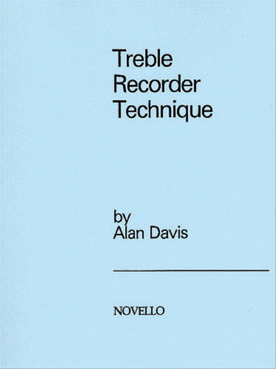 Treble Recorder Technique Alto Recorder scores gallery preview page 1