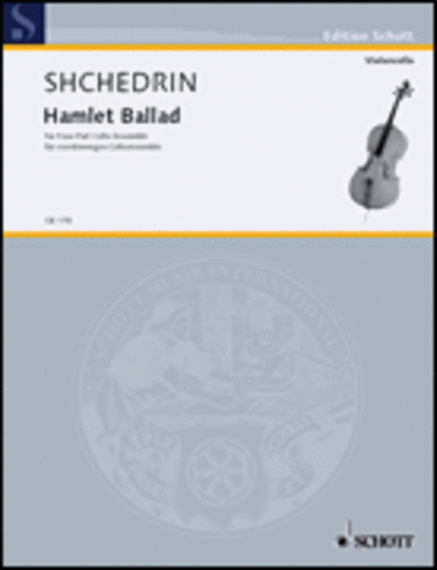 Shchedrin Hamlet Ballad;4celli Cello scores gallery preview page 1