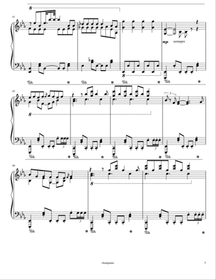 Red Velvet-Power Up (Advanced Piano Arrangement) Easy Piano scores gallery preview page 5