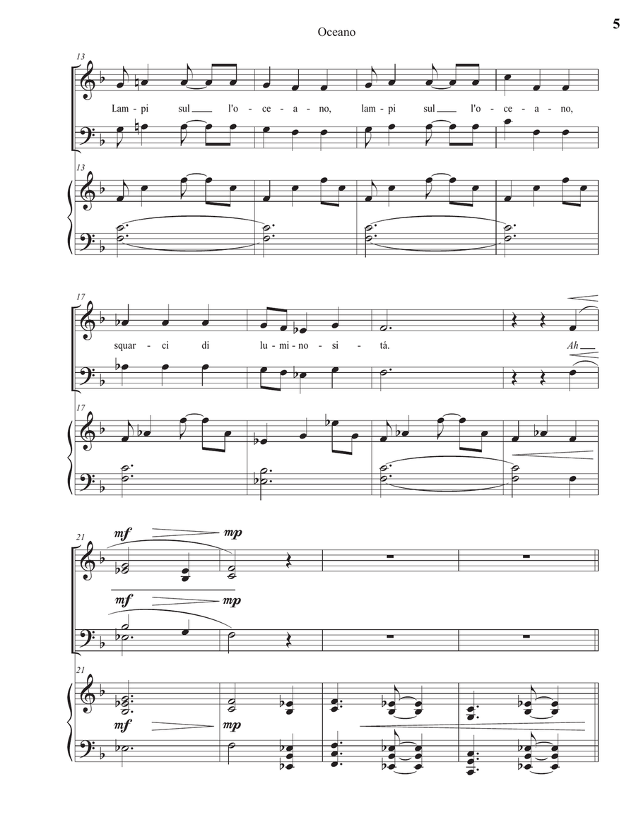 Oceano 4-Part scores gallery preview page 5