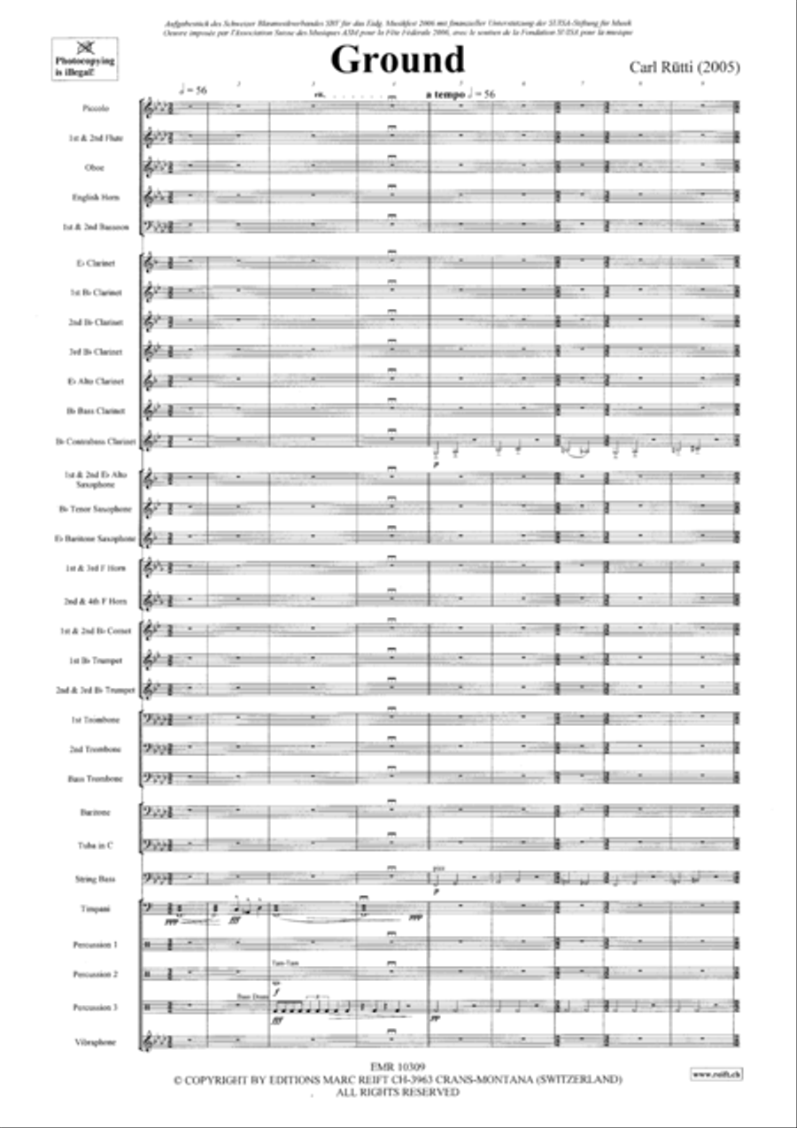Ground Concert Band scores gallery preview page 5