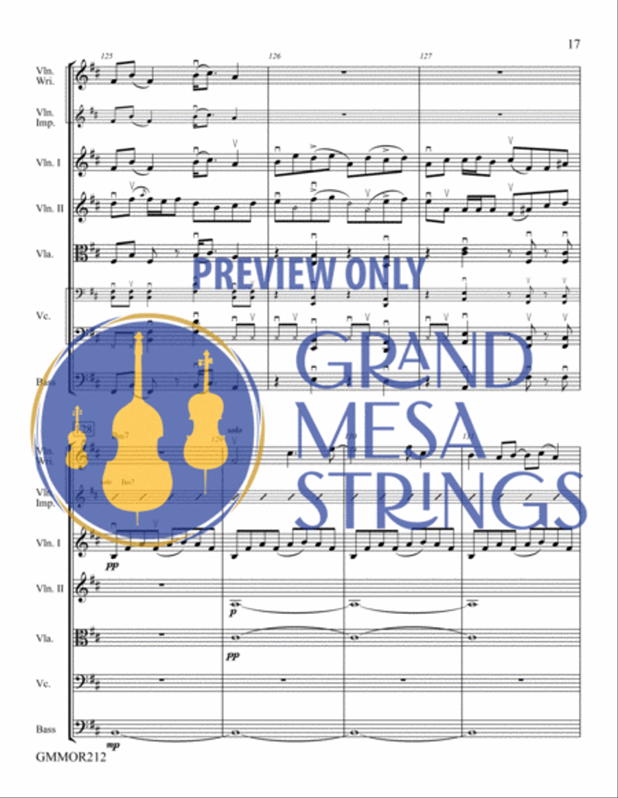 Blue Sky Basin String Orchestra scores gallery preview page 18