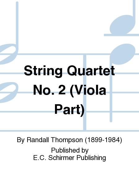 String Quartet No. 2 (Viola Part)