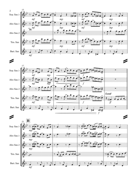 It Had to Be You (for Saxophone Quartet SATB or AATB) image number null