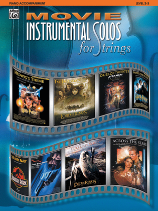 Book cover for Movie Instrumental Solos for Strings - Piano Accompaniment (Book Only)