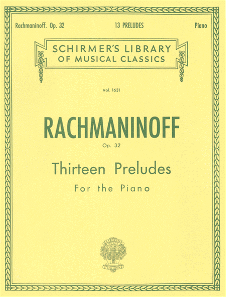 13 Preludes, Op. 32 13 Preludes, Op. 32 Piano Solo scores gallery preview page 1