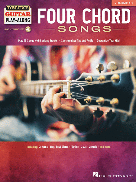 Four Chord Songs (Deluxe Guitar Play-Along Volume 13)