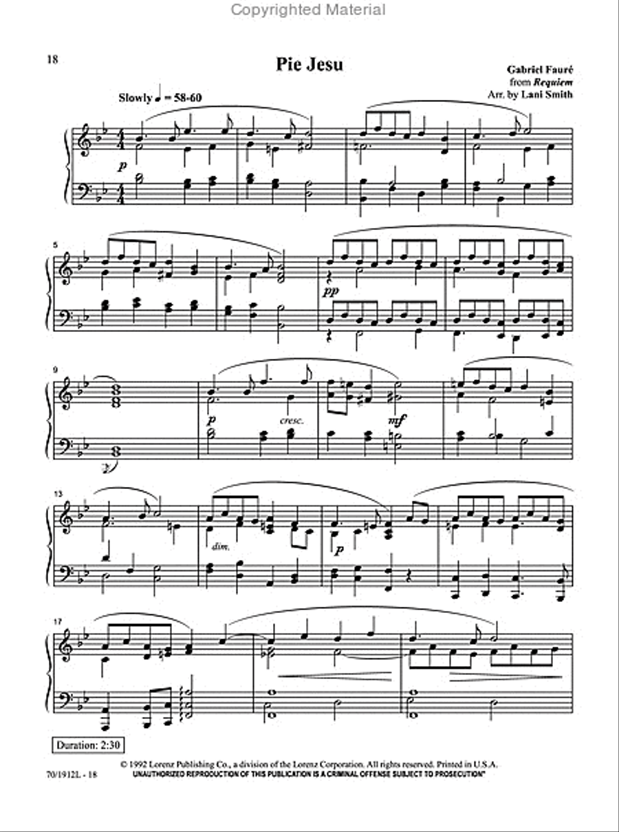 The Church Pianist's Library, Vol. 16 Piano Solo scores gallery preview page 14