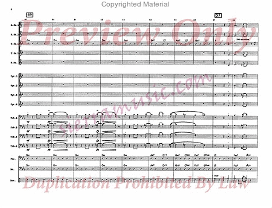 Ol' Man River Big Band scores gallery preview page 7