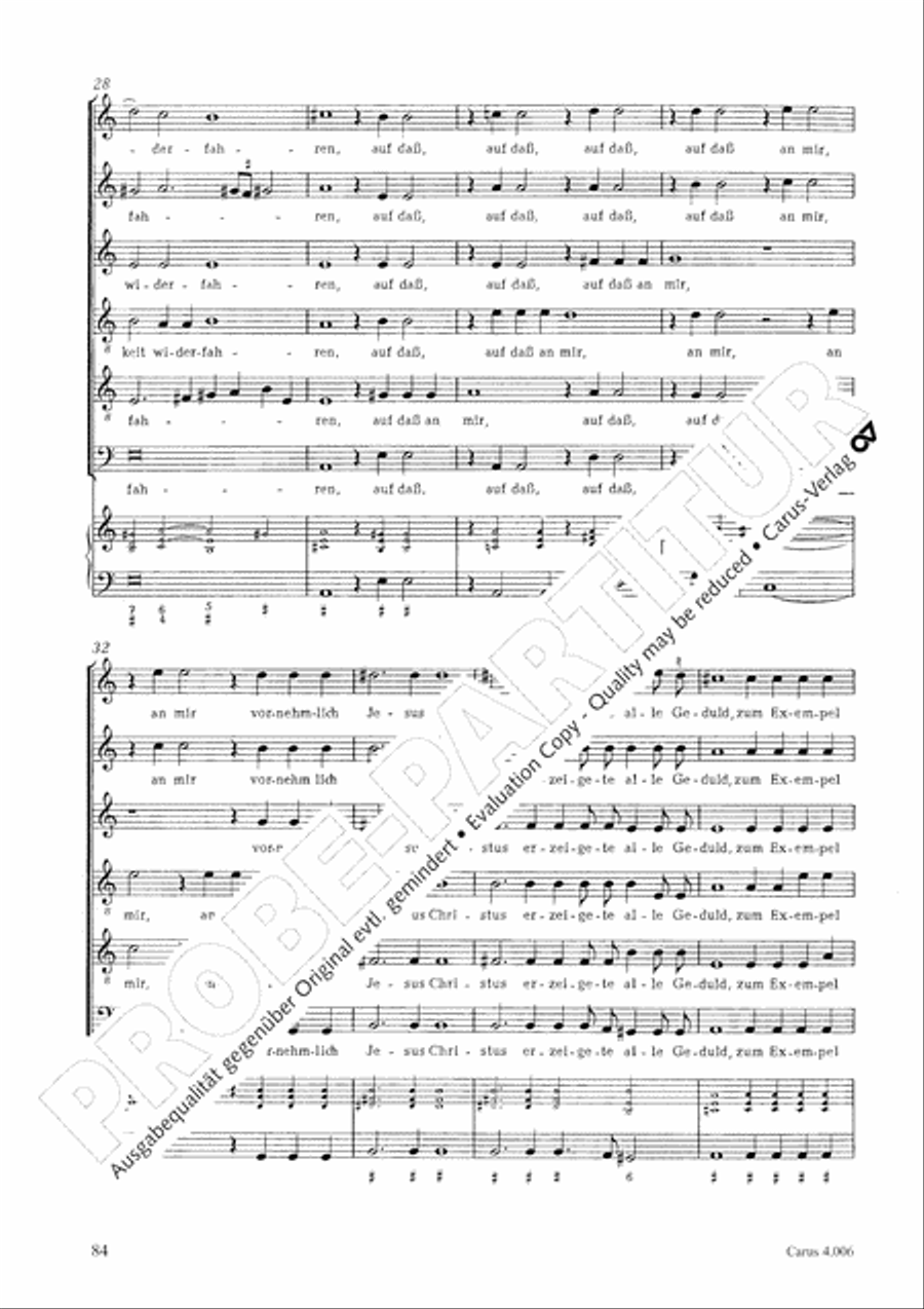 Ten motets Choir scores gallery preview page 86