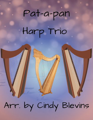 Book cover for Pat-a-pan, for Harp Trio