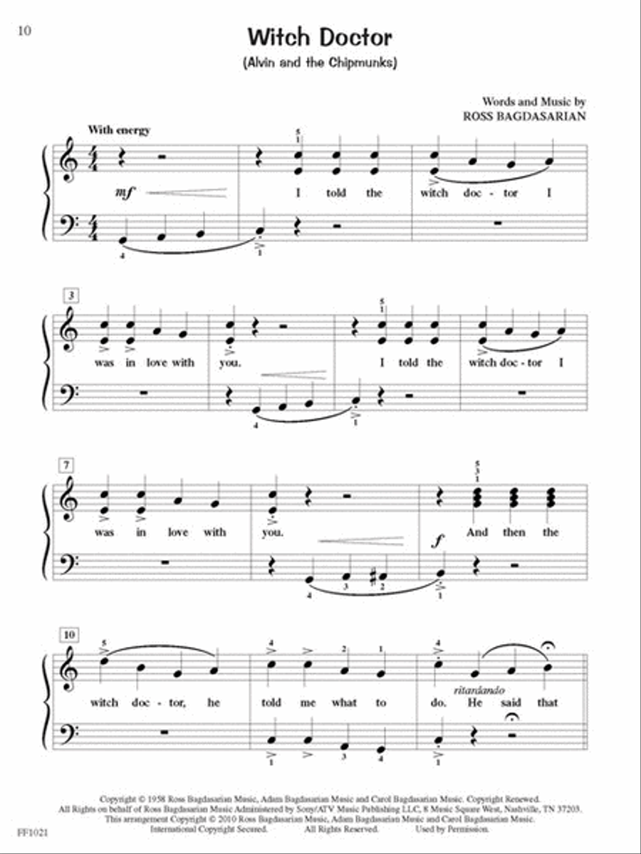 ChordTime Piano Rock 'n' Roll Piano Method scores gallery preview page 5