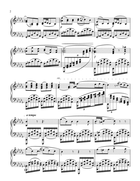 Una Furtiva Lagrima for Piano Solo