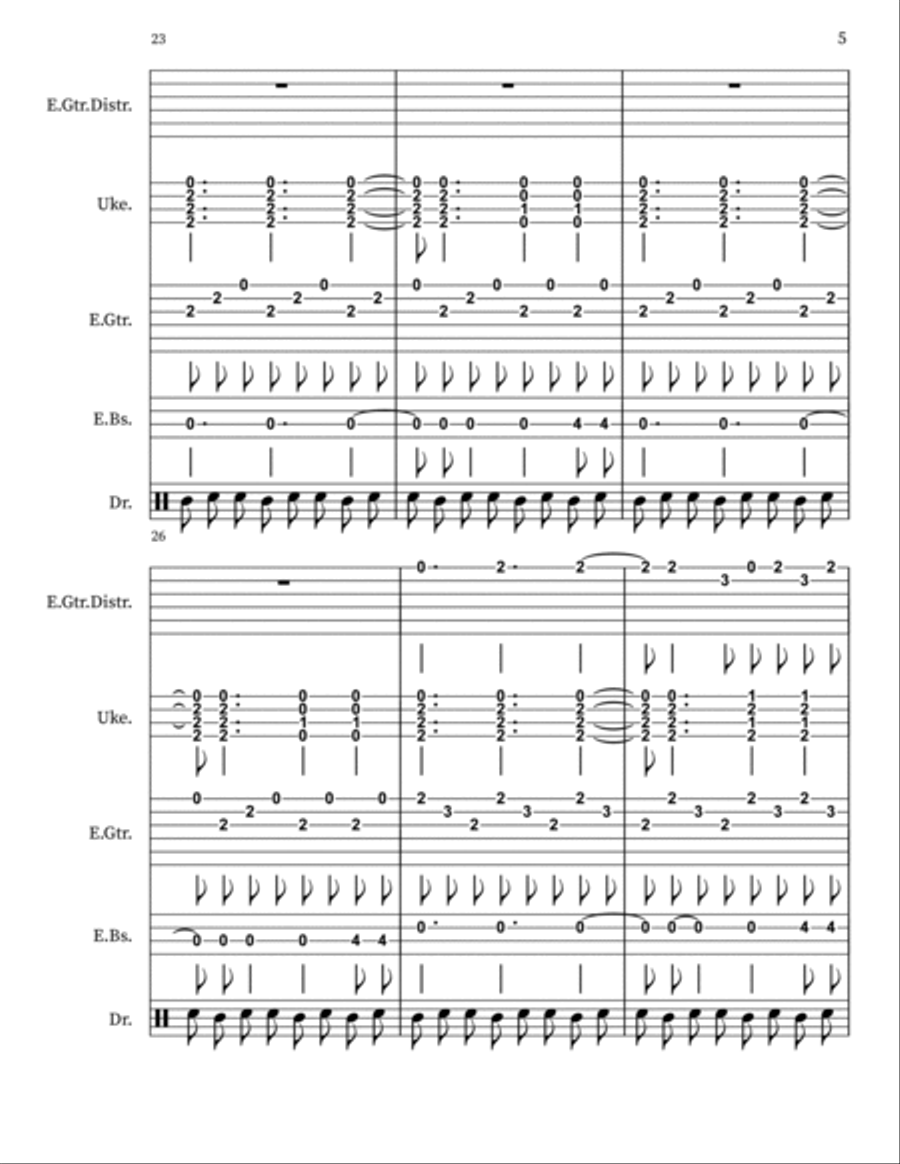 Packet of Microwave Popcorn Small Ensemble scores gallery preview page 5