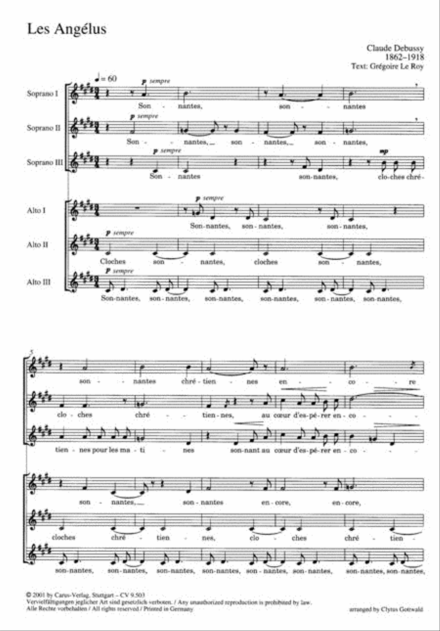 Les Angelus Women's Choir scores gallery preview page 2