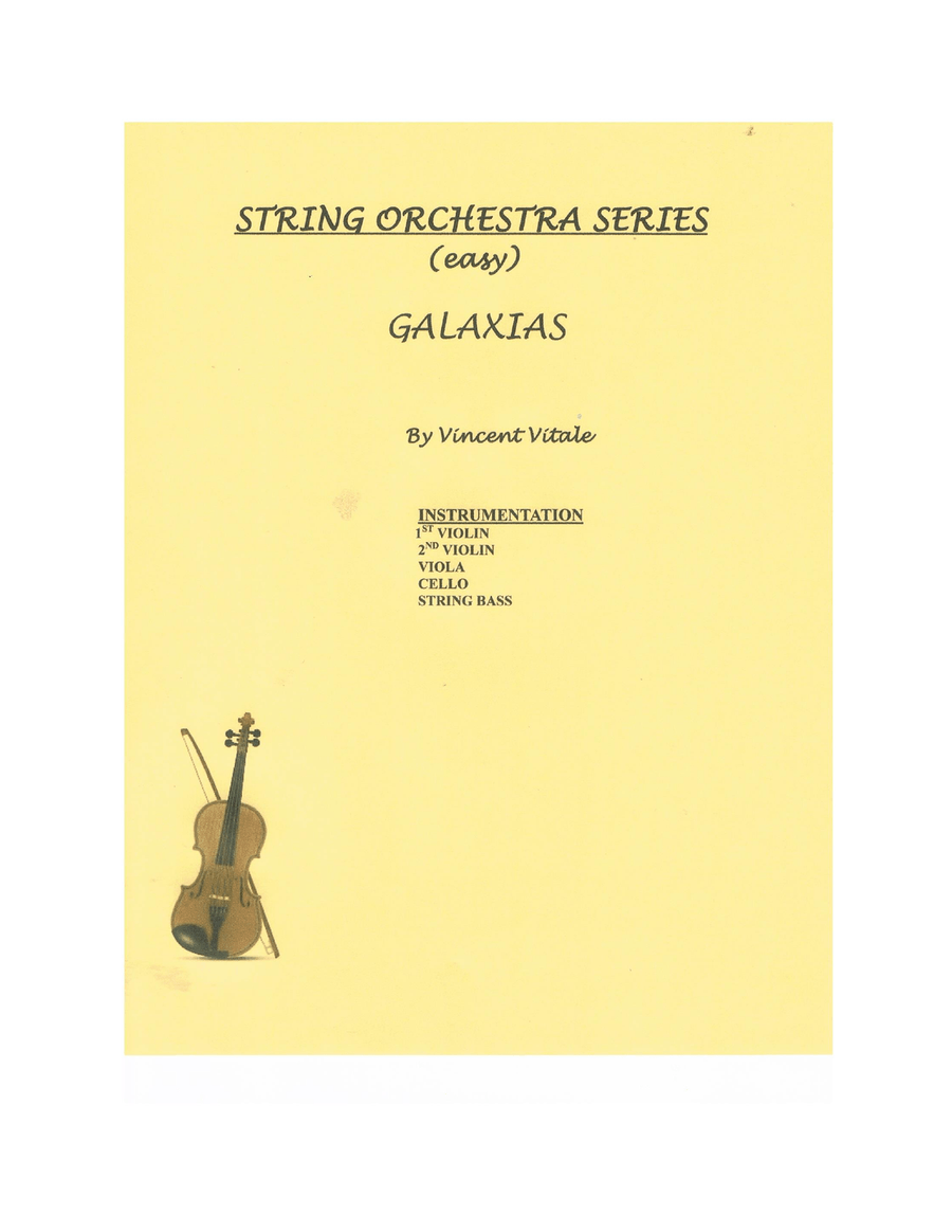 GALAXIAS String Orchestra scores gallery preview page 1