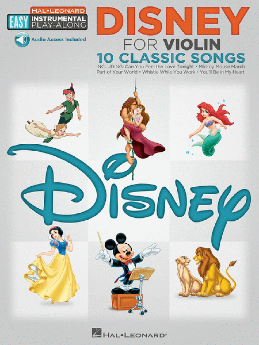 Disney – 10 Classic Songs Violin Solo scores gallery preview page 1