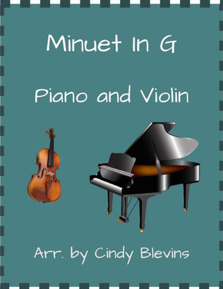 Minuet in G, for Piano and Violin