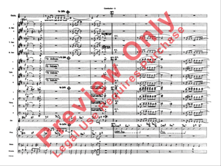 Blue Moon Blue Moon Jazz Ensemble scores gallery preview page 7
