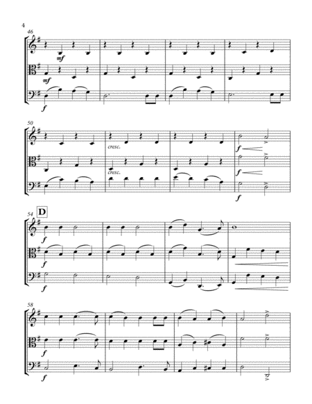 Jingle Bells Violin Viola and Cello Trio image number null