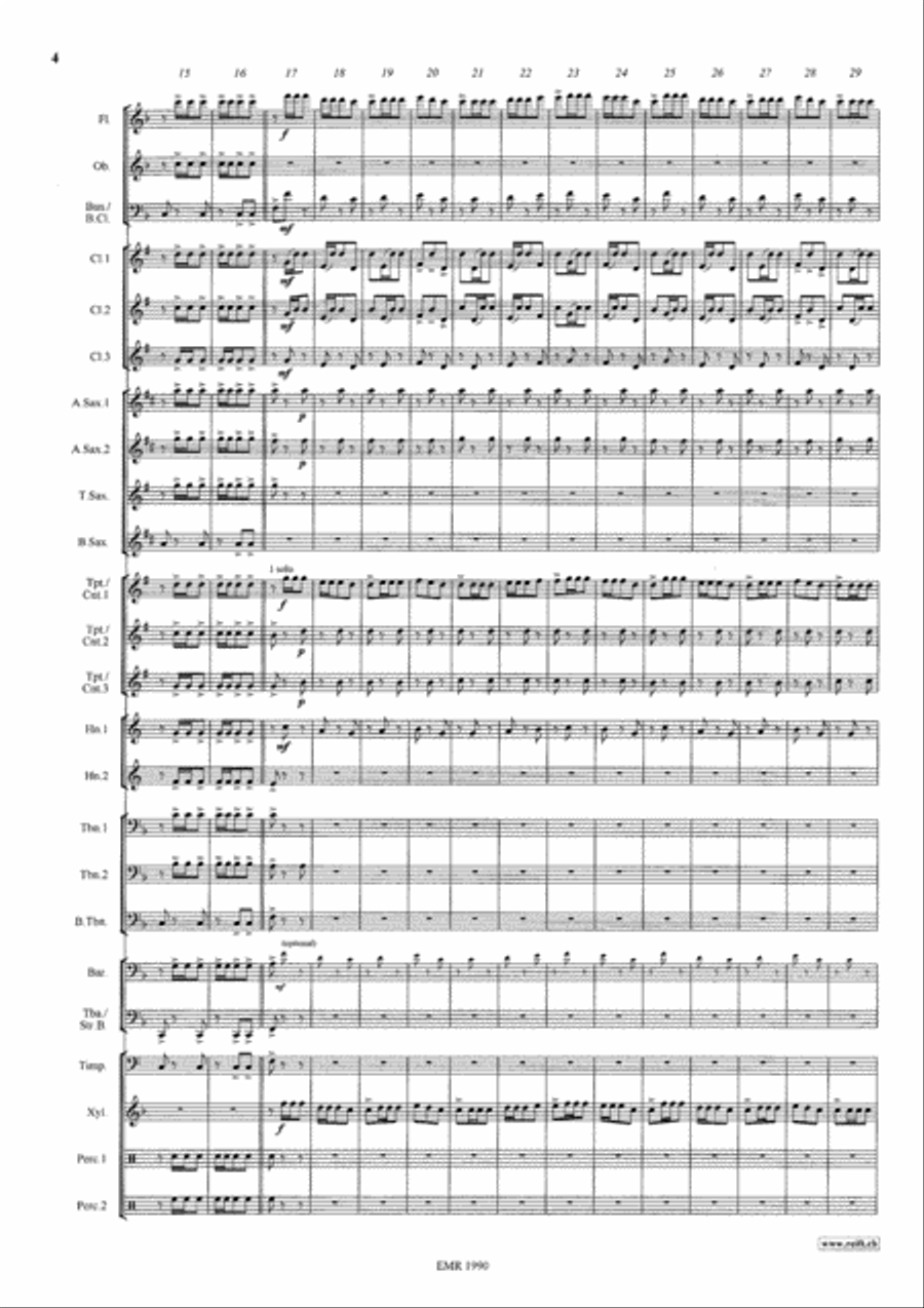 Espana Espana Concert Band scores gallery preview page 5