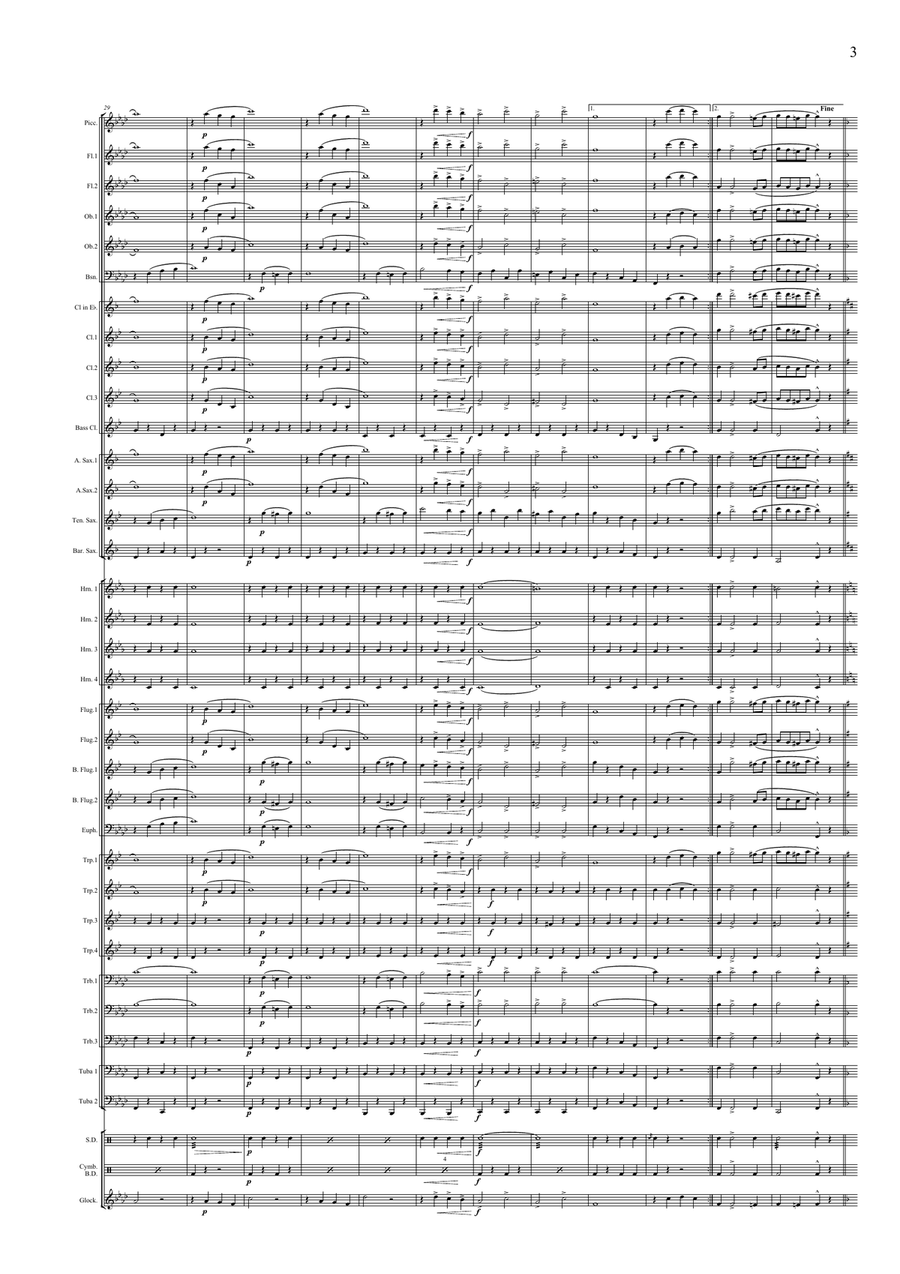 Lyuk, lyuk March Concert Band scores gallery preview page 5