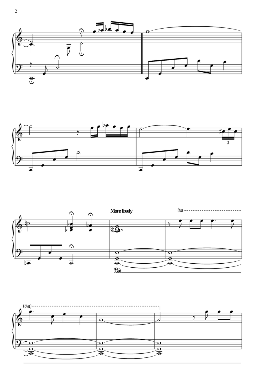 London Skies - A John Lennon Suite Piano Solo scores gallery preview page 2