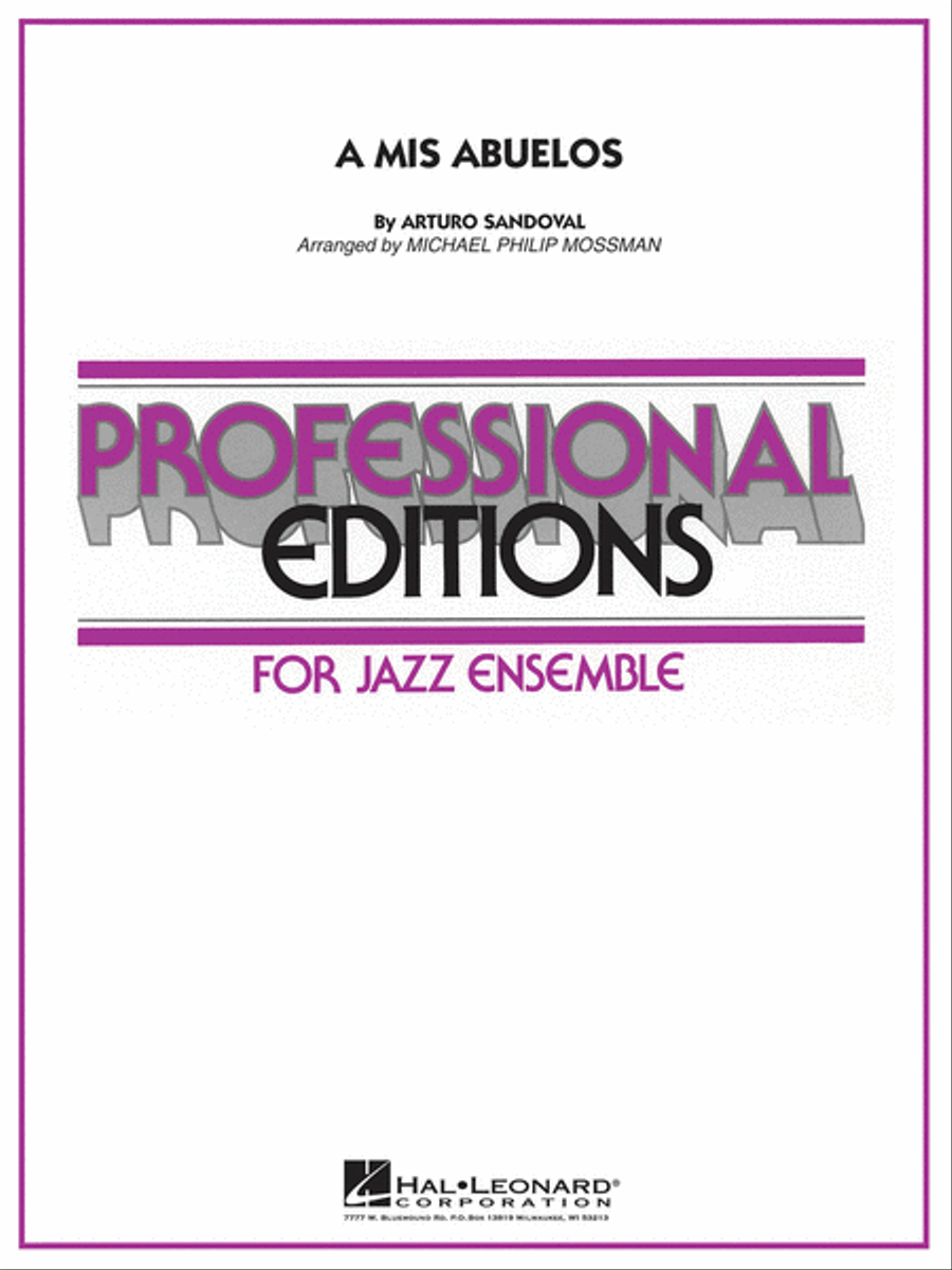 A Mis Abuelos Jazz Ensemble scores gallery preview page 1