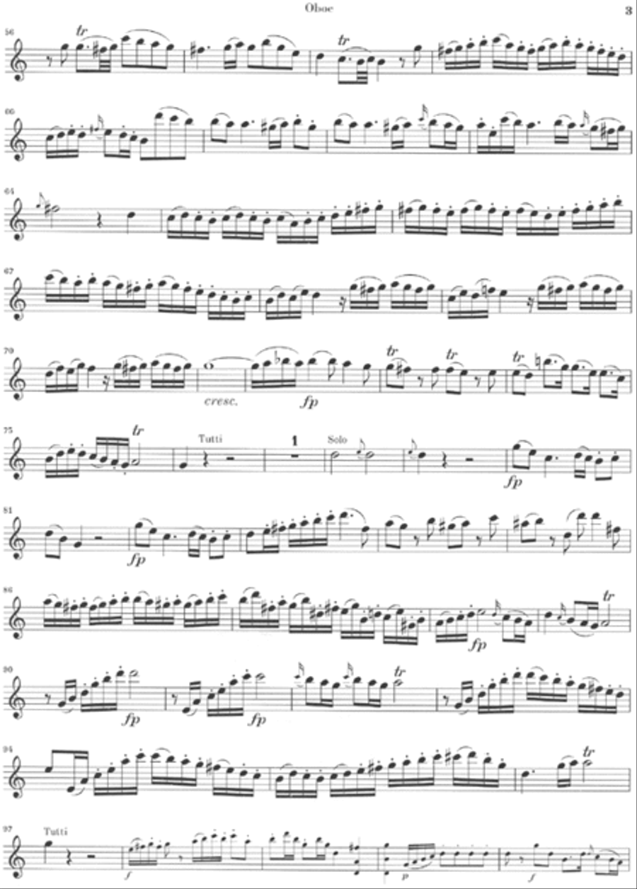 Concerto for Oboe and Orchestra C Major, K. 314