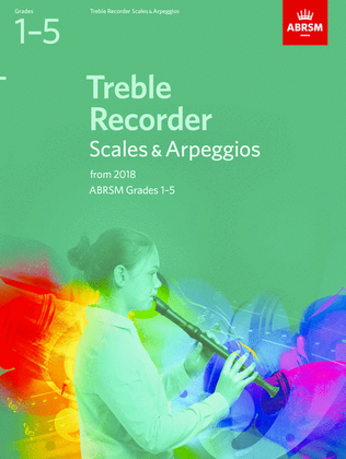 Treble Recorder Scales & Arpeggios, ABRSM Grades 1-5
