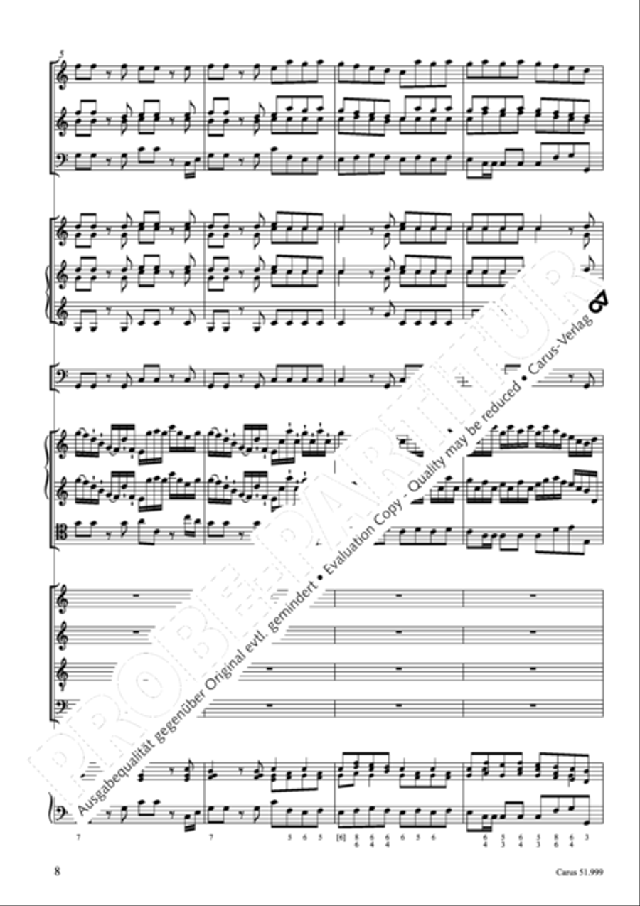 Te Deum Te Deum 4-Part scores gallery preview page 9