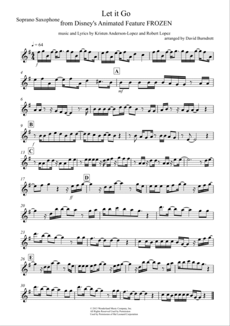 Let It Go (from Frozen)