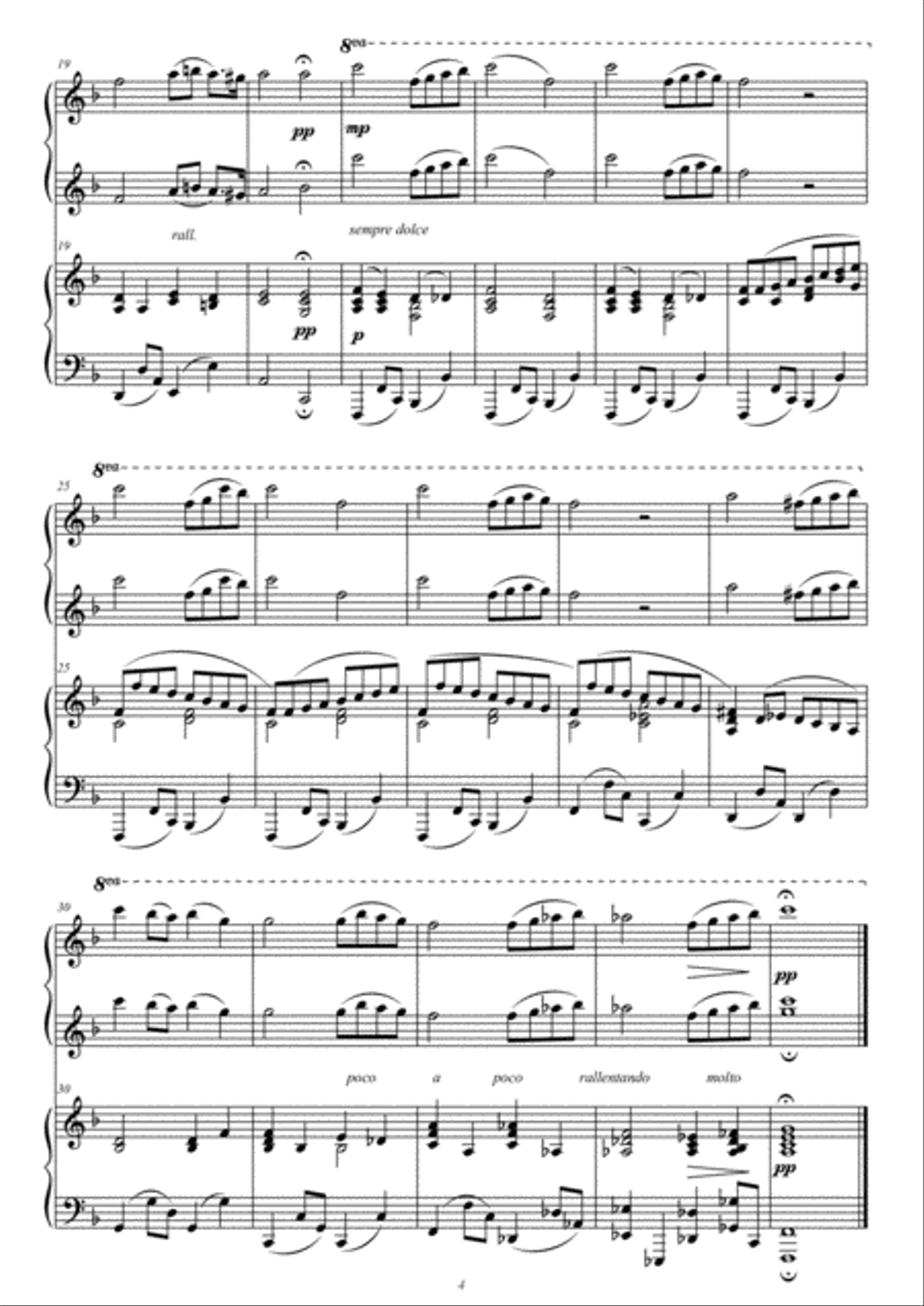 PIANO ALBUM a cuatro manos (for four hands) Piano Duet scores gallery preview page 6