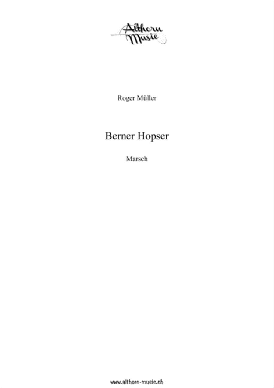 Berner Hopser - March image number null