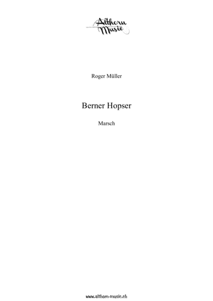 Berner Hopser - March Concert Band - Digital Sheet Music