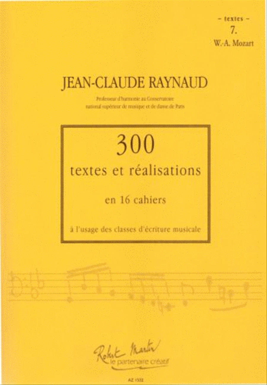 300 Textes et réalisations Cahier 7 (Textes) School and Community scores gallery preview page 1
