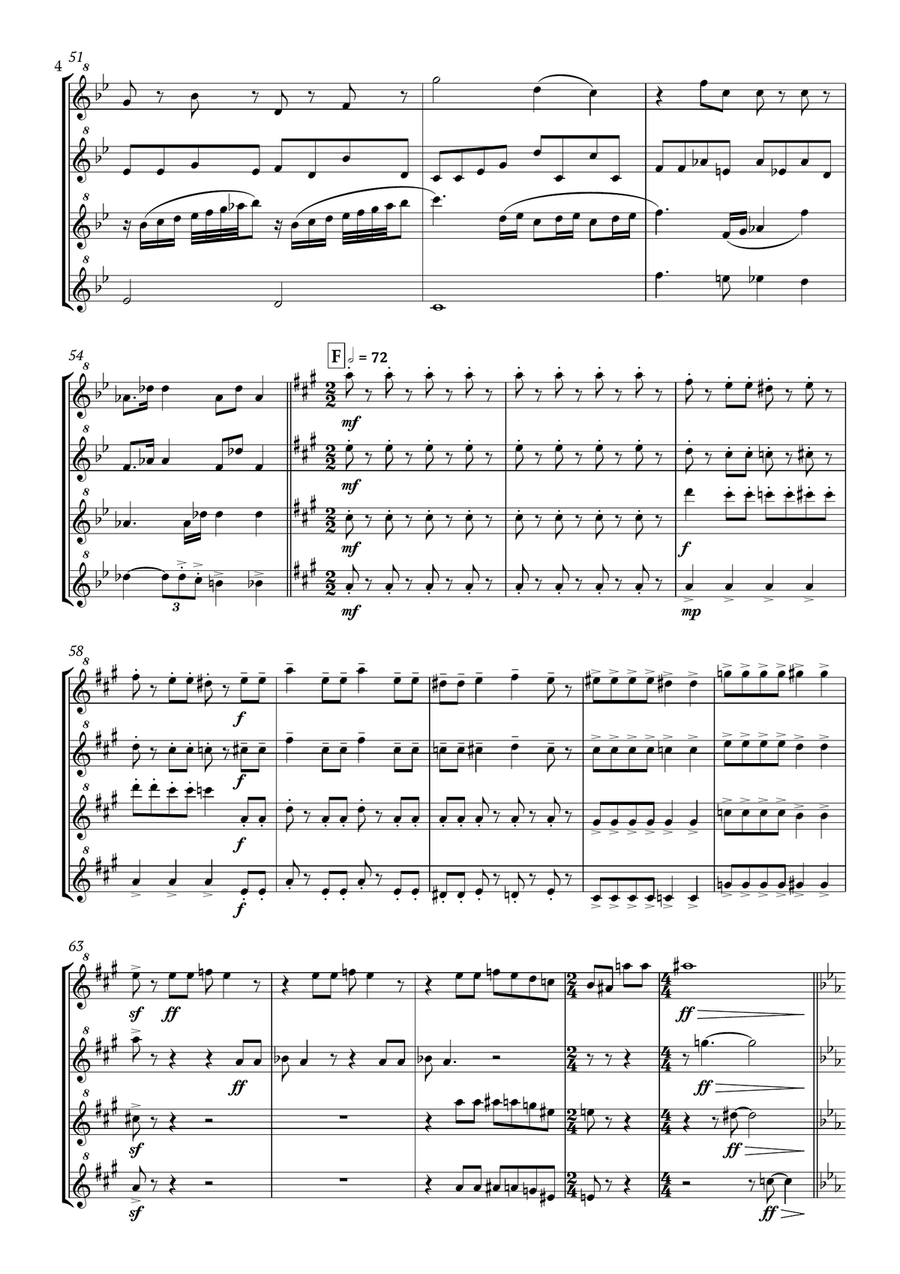 Bohemian Rhapsody Recorder scores gallery preview page 5