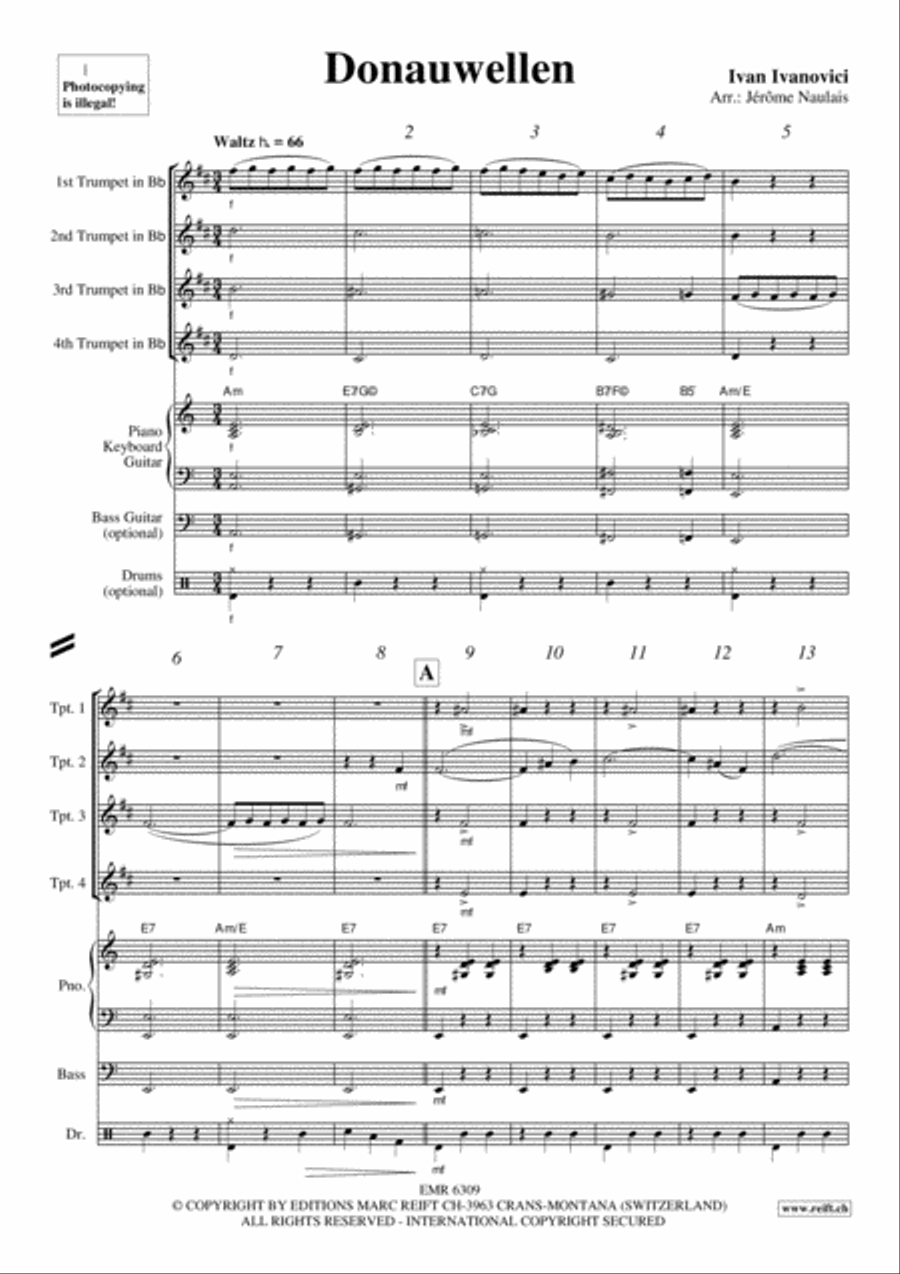 Donauwellen Trumpet scores gallery preview page 3