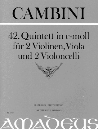 Book cover for 42. Quintet