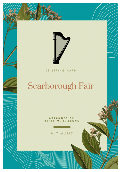 Scarborough Fair - 15 String Harp (range from Middle C)