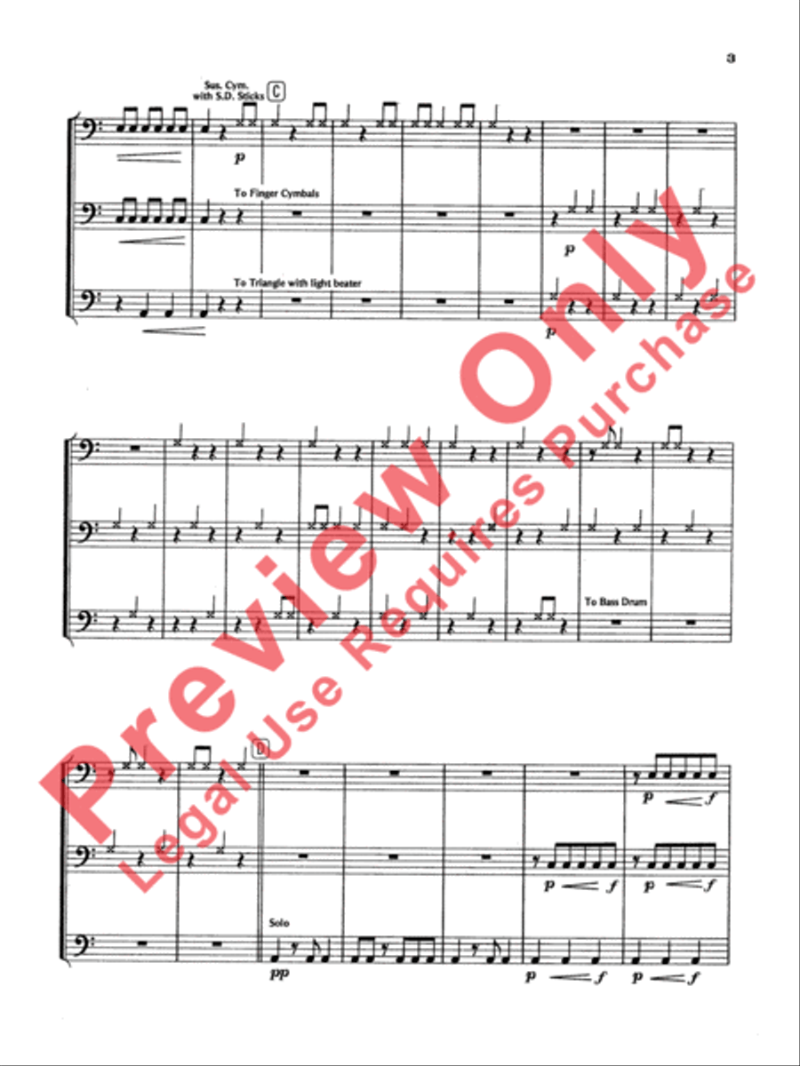 Stew for Three Percussion Ensemble scores gallery preview page 8