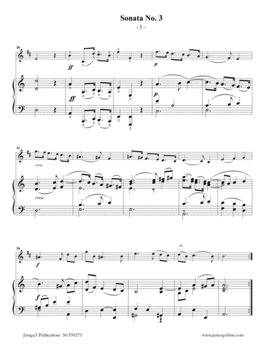 Vivaldi: Sonata No. 3 for Baritone Horn & Piano image number null