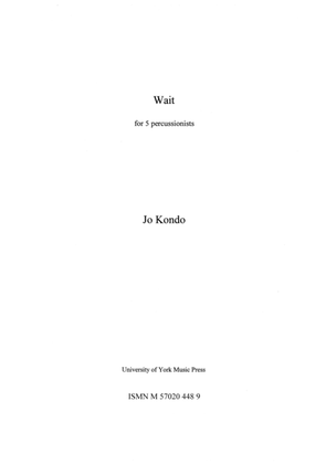 Book cover for Wait