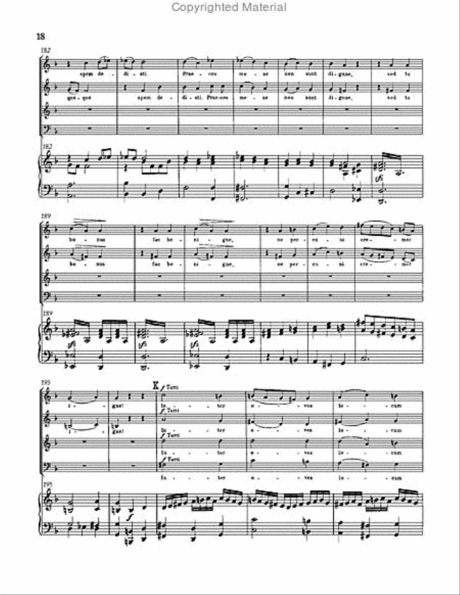 Requiem in D minor, WAB 39 Choir scores gallery preview page 18
